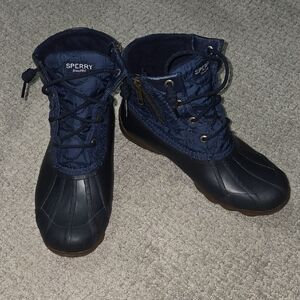 Sperry Women's Dark Blue Winter Boots